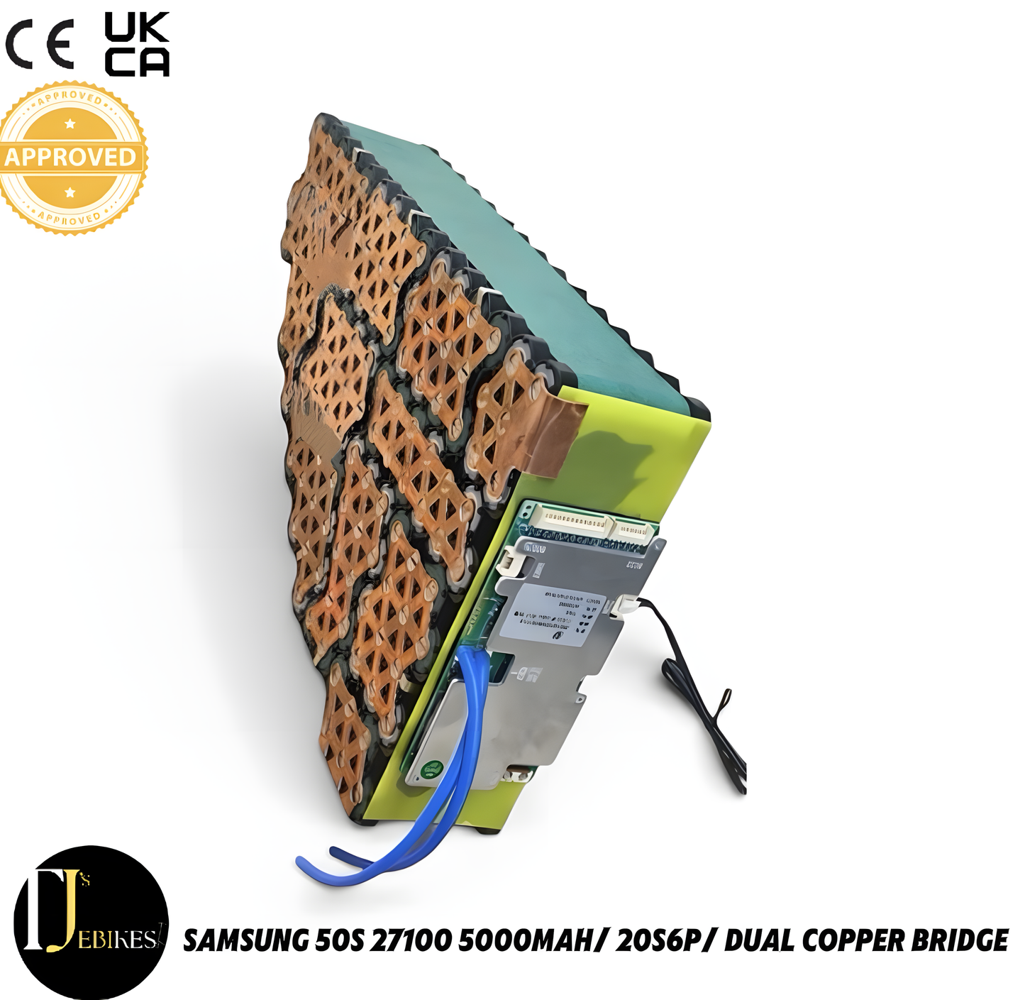 72V 30Ah EBike Triangle Battery | 150A ANT BMS | Dual Copper Plating |High-Performance Triangle Ebike Battery