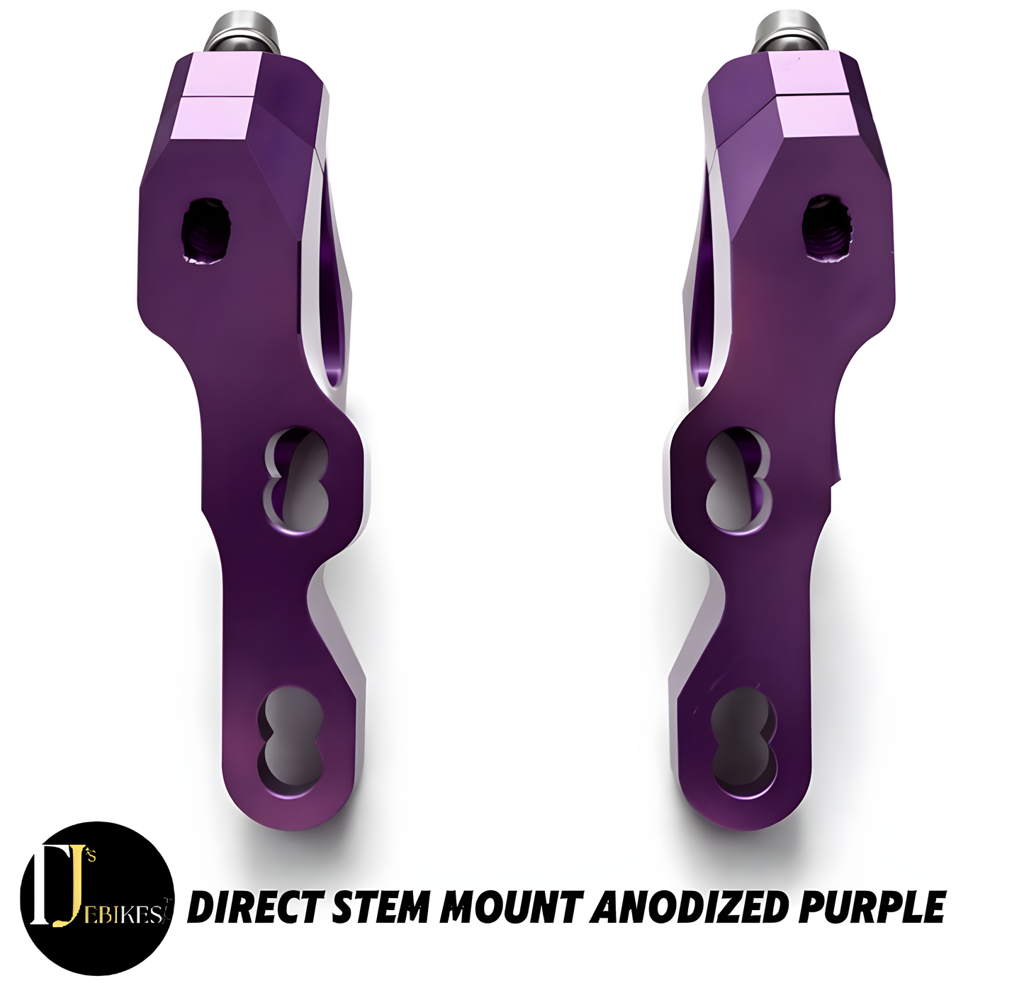 Direct Mount Stem CNC Alloy 31.8mm Anodized Purple MTB Downhill BMX Bike Stem
