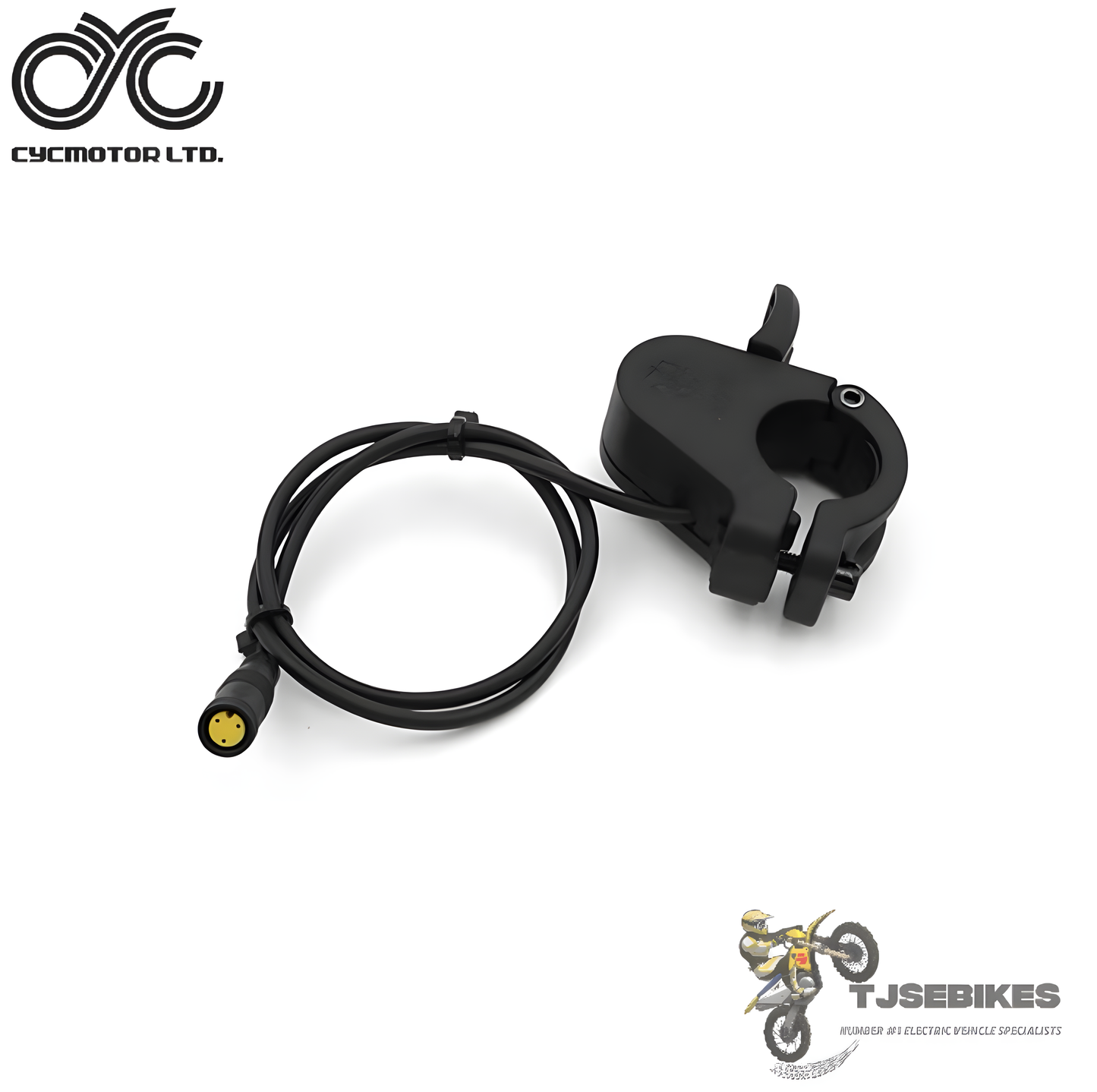 CYC eBike Thumb Throttle for Mid-Drive Ebike kit – 3-Pin Female Julet Connector