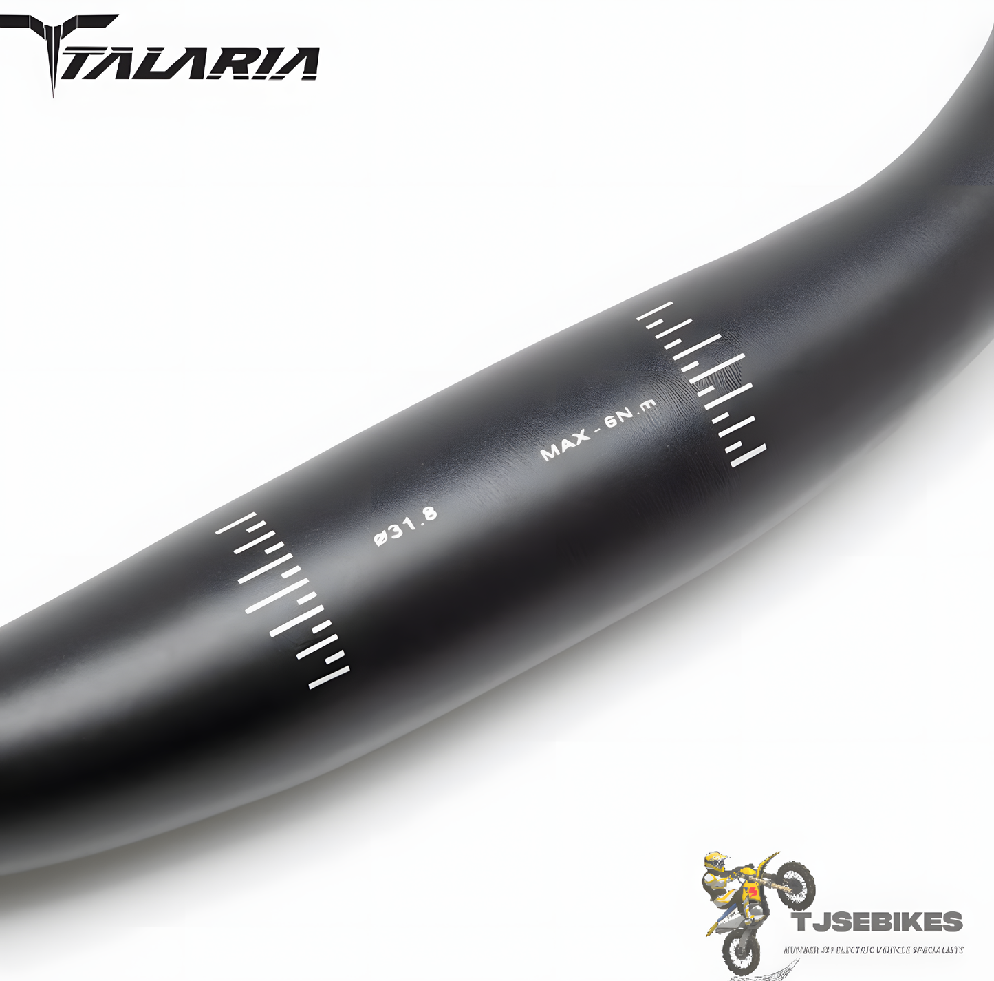 Motorcycle Black Handlebar 760mm Wide 22.2mm Rise 31.8mm Stem BNIB BAR GRIP RISER Ebike Talaria Bars