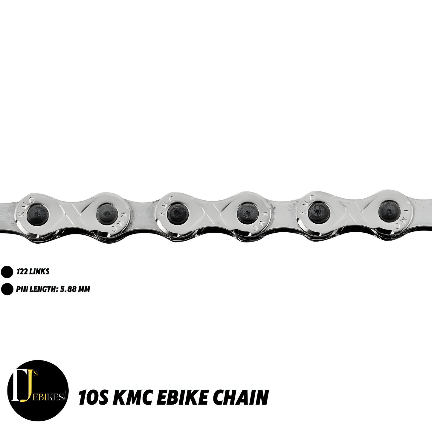 KMC e10 10-Speed E-Bike Heavy-Duty Chain 122 Links