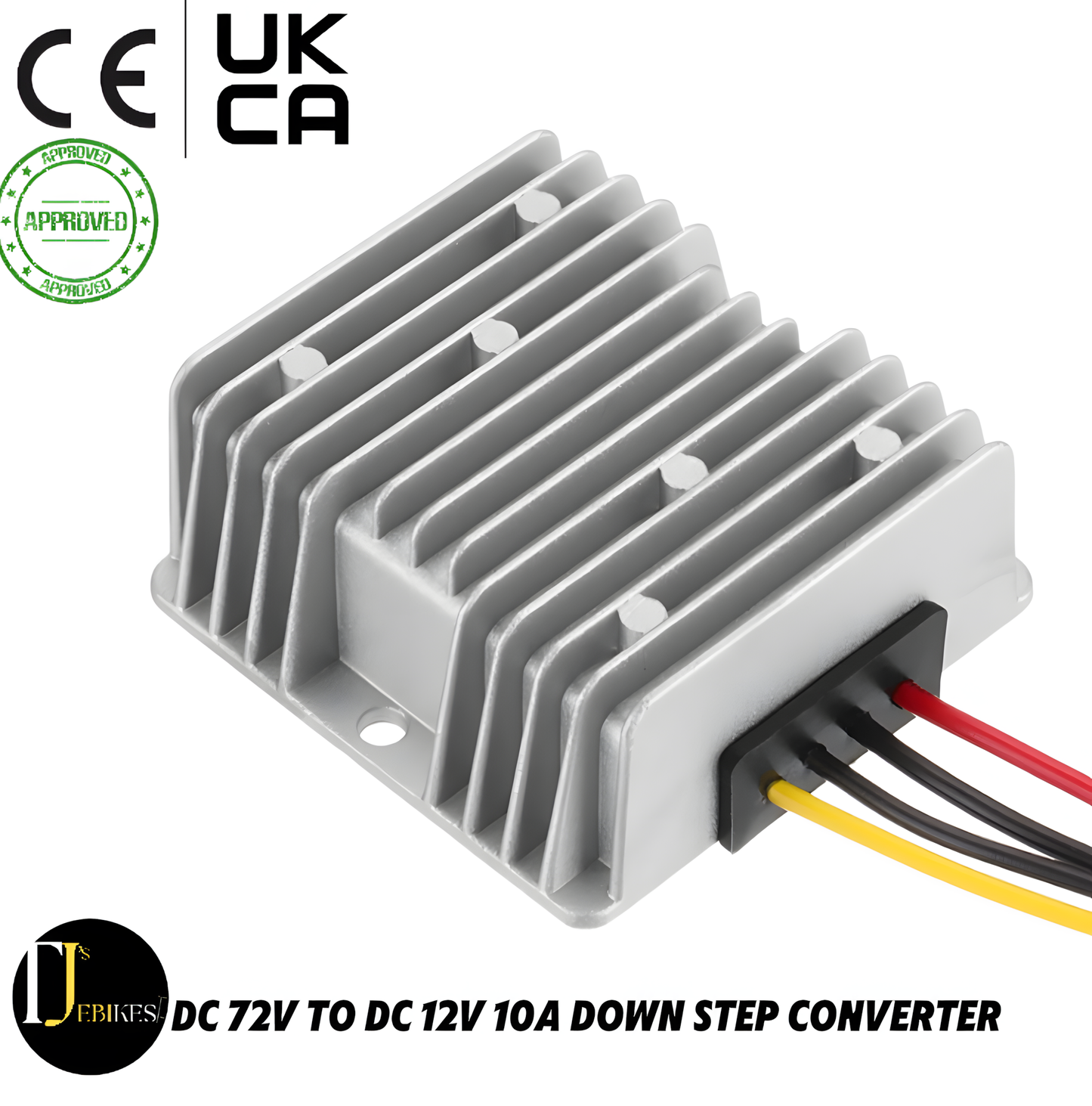 High Power 72V to 12V 10A 120W DC-DC Step-Down Buck Converter | Voltage Regulator for Electric Vehicles, Solar, and Battery Systems
