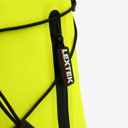 Lextek Waterproof Dry Bag Backpack 30Litre Fluorescent Yellow