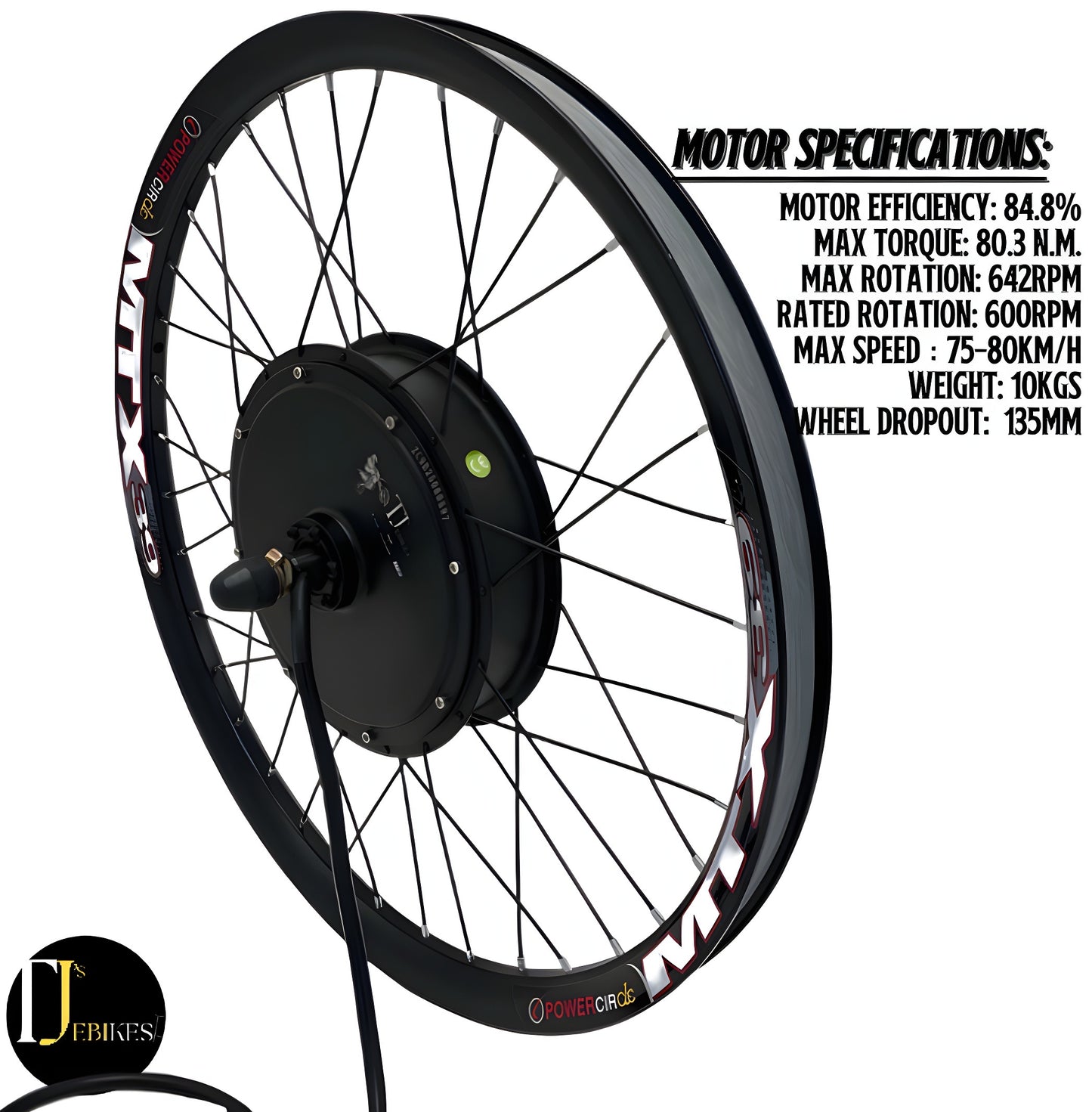 3000W EBike Conversion Kit 80A SABVOTON Controller 48V 52v 60v 72v high toque electric bike MTX conversion kit MTX39 Rim 26” 27.5” 29” sizes