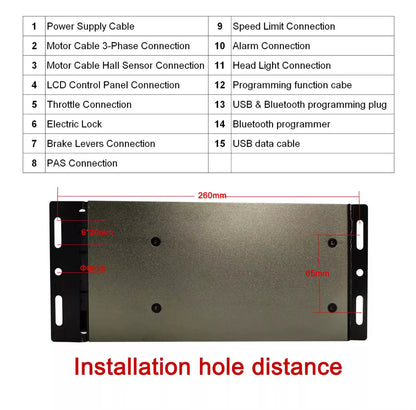 Ebike kit 3000W EBike Conversion Kit 80A SABVOTON Controller 48V 52v 60v 72v high toque electric bike conversion kit