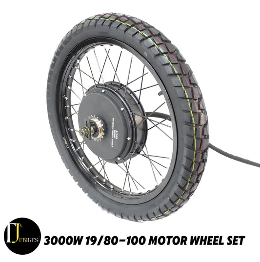 3000w 19” 80-100 MotorWheel set
