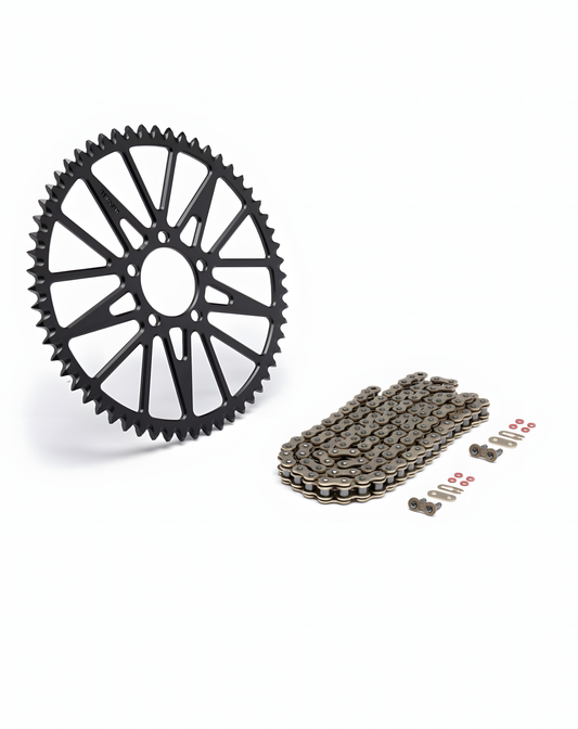 EBMX Black Premium Alloy Sprockets and Chain for Light Bee
