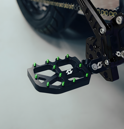 Full-E Charged Black Foot Peg Set
