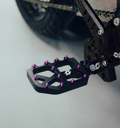 Full-E Charged Black Foot Peg Set