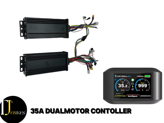 35A sinewave dual motor controller  36v 48v 52v 1000w-1500w 3 modes 750c (OMD) display