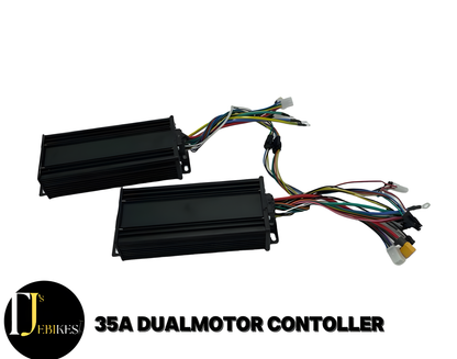 35A sinewave dual motor controller  36v 48v 52v 1000w-1500w 3 modes 750c (OMD) display