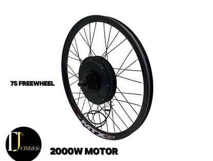 2000W 45a SINEWAVE 72v 26/27.5/29IN HIGH TORQUE MOTOR EBIKE CONVERSION KIT