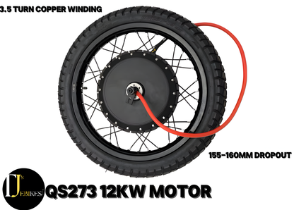 12000w 150a SABVOTON 52v 60v 72v rear wheel 750c display stealth bomber/ebike conversion kit high torque motor