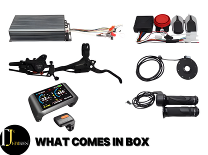 12000w 150a SABVOTON 52v 60v 72v rear wheel 750c display stealth bomber/ebike conversion kit high torque motor