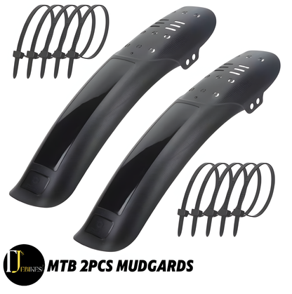 Mountain Bike Mudguards – Front & Rear Mudhugger Fenders (2 Pack), Universal Fit for 26" 27.5" 29" Wheels, Ultimate Mud Protection
