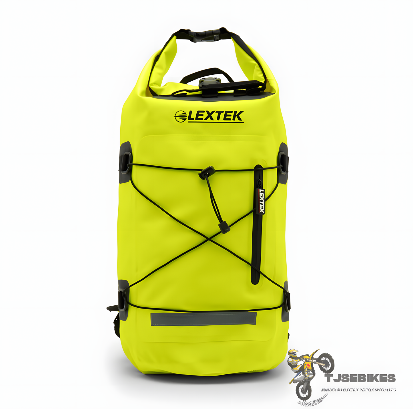 Lextek Waterproof Dry Bag Backpack 30Litre Fluorescent Yellow