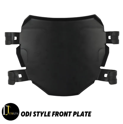 ODI DH Style Number Plate - Black, Bike Bmx MTB Downhill Surron Talaria