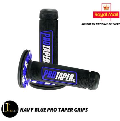 Motocross Grips Navy Blue Universal Moto Bike Pit Bike EBike Surron 22MM & 24MM