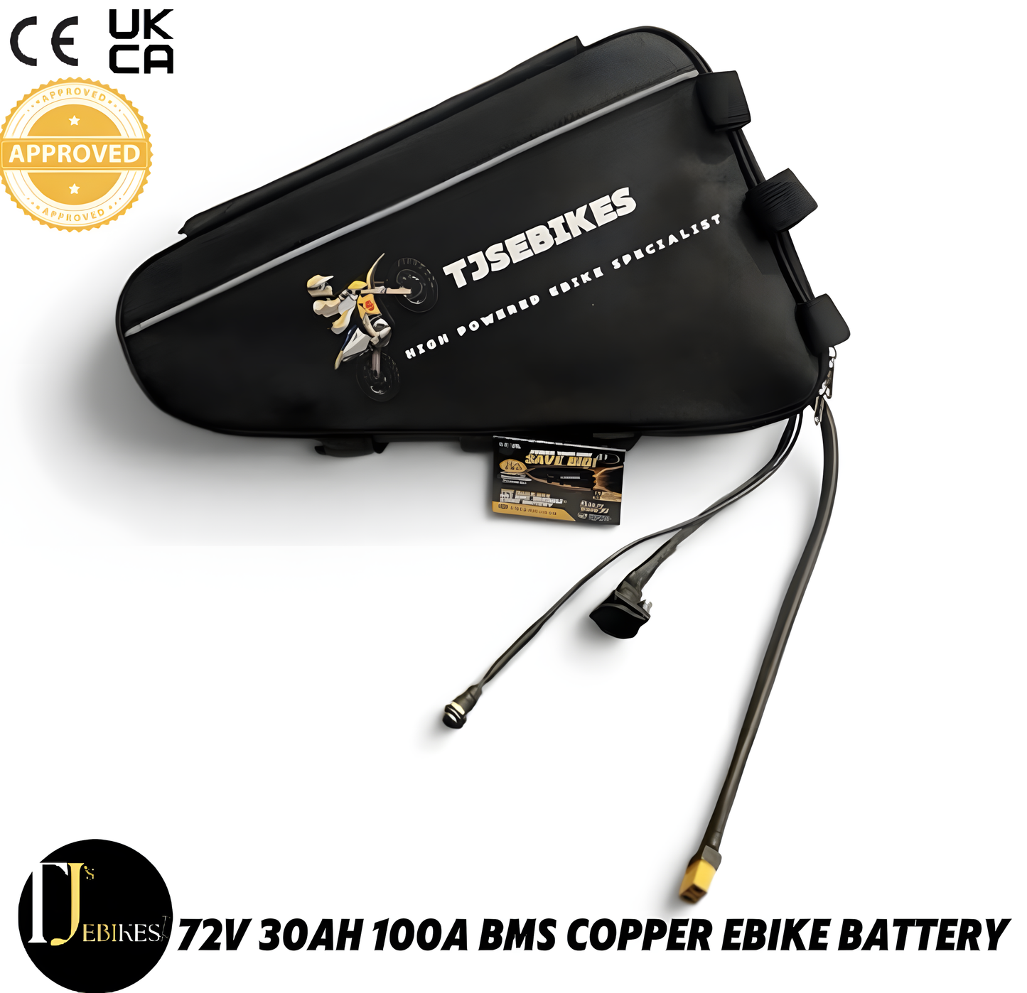 72V 30Ah High-Performance EBike Battery | 100A ANT BMS | Dual Copper Plating | Triangle Ebike Battery