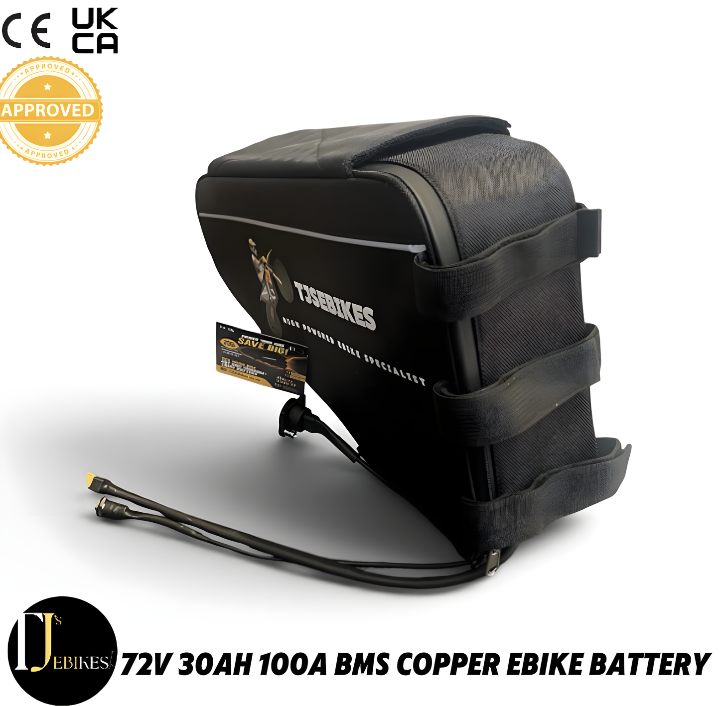 72V 30Ah High-Performance EBike Battery | 100A ANT BMS | Dual Copper Plating | Triangle Ebike Battery