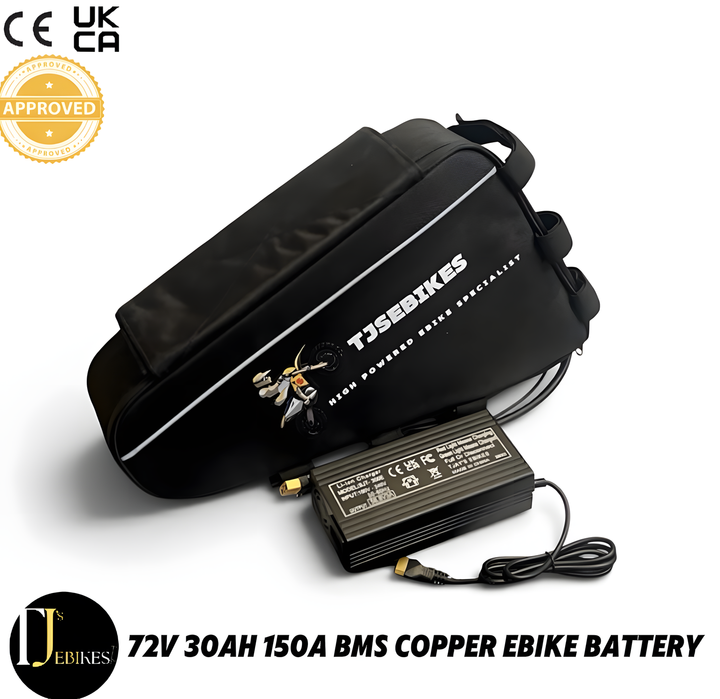 72V 30Ah EBike Triangle Battery | 150A ANT BMS | Dual Copper Plating |High-Performance Triangle Ebike Battery