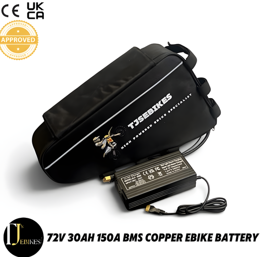 72V 30Ah EBike Triangle Battery | 150A ANT BMS | Dual Copper Plating |High-Performance Triangle Ebike Battery