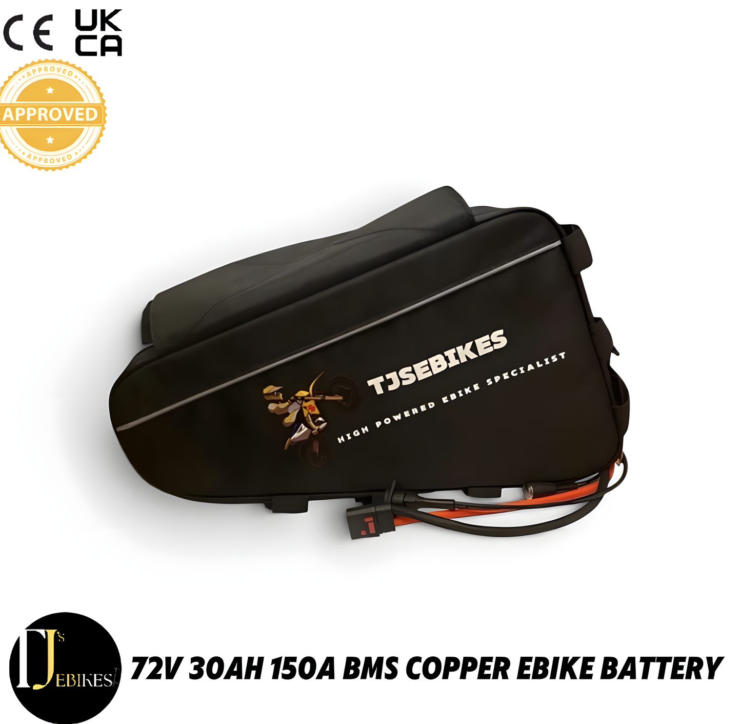 72V 30Ah EBike Triangle Battery | 150A ANT BMS | Dual Copper Plating |High-Performance Triangle Ebike Battery