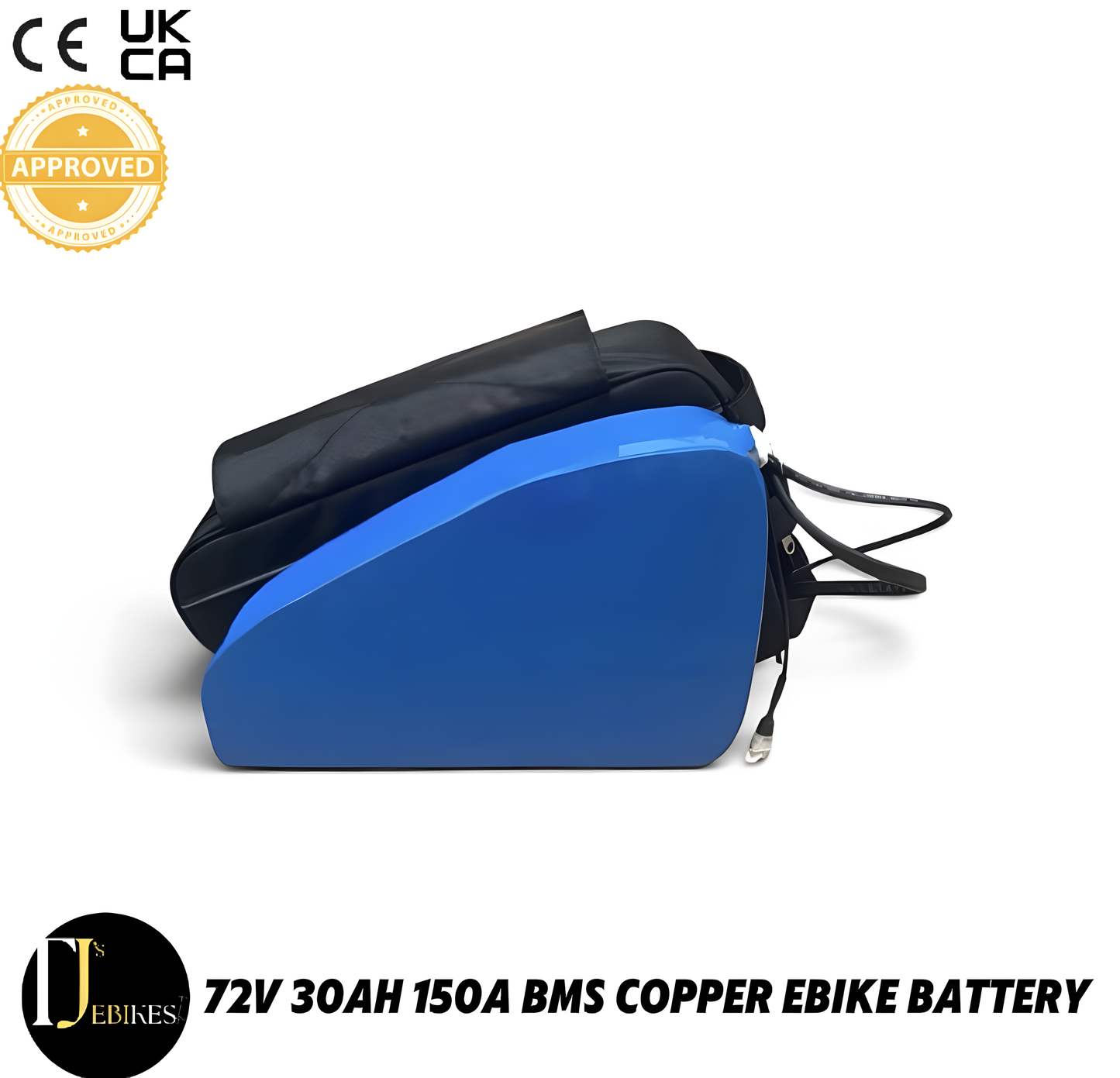 72V 30Ah EBike Triangle Battery | 150A ANT BMS | Dual Copper Plating |High-Performance Triangle Ebike Battery