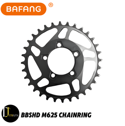 Ebike Chainring for BAFANG BBSHD M625 Mid Drive Motor – Lightweight Alloy Chainwheel 32T–38T