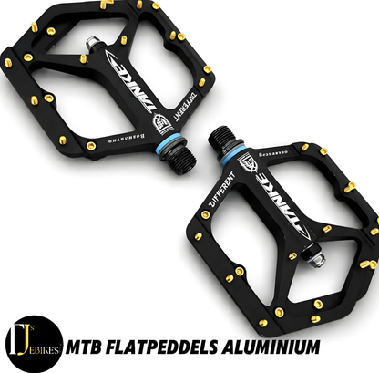 TANKE MTB Bike Pedals Flat Sealed Bearing 9/16″ Aluminium Alloy Bicycle Pedals