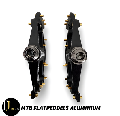 TANKE MTB Bike Pedals Flat Sealed Bearing 9/16″ Aluminium Alloy Bicycle Pedals