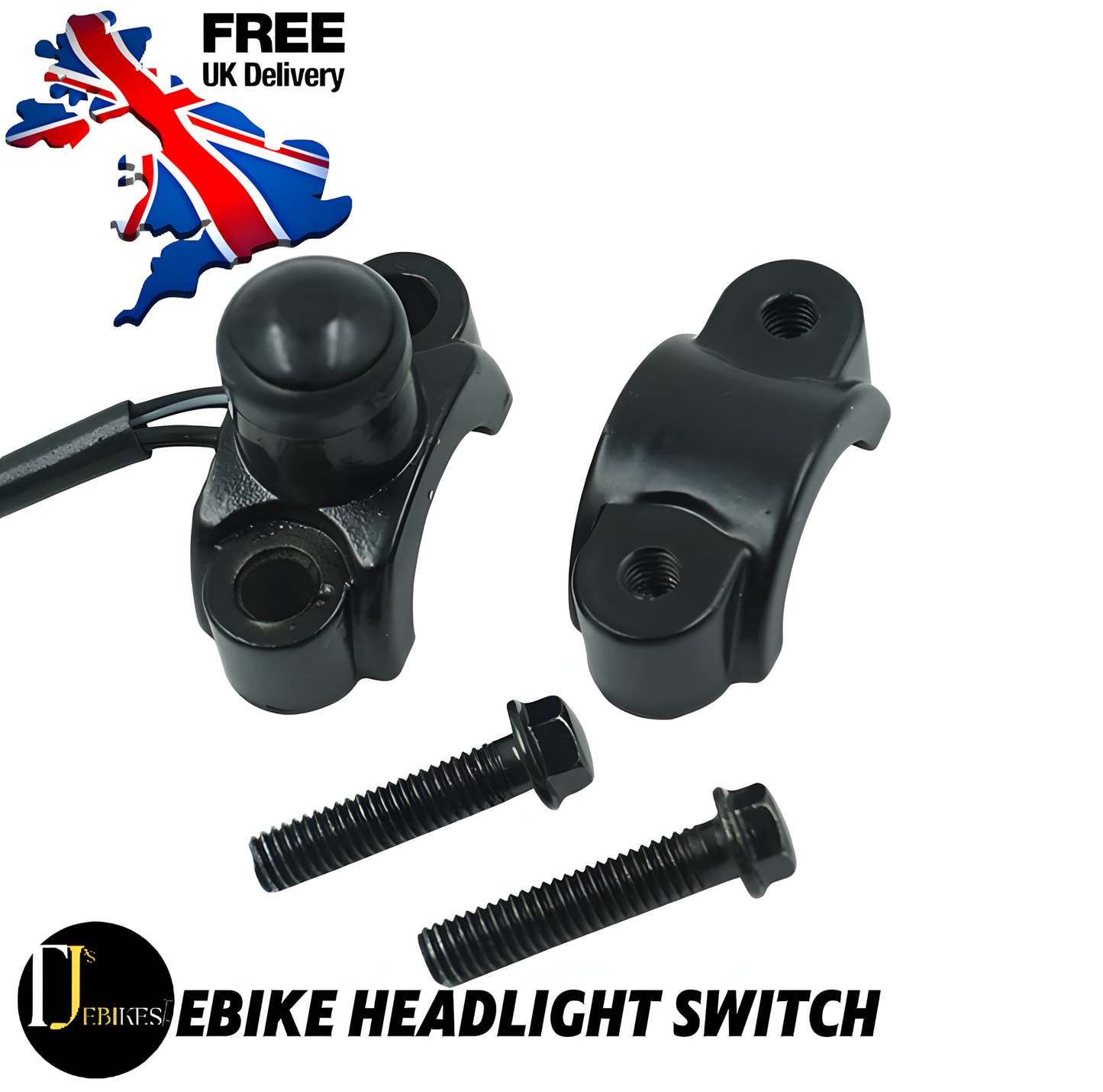 Motorcycle Handlebar Switch 12V – Kill Switch ON/OFF + Headlight & Fog Light Control Button