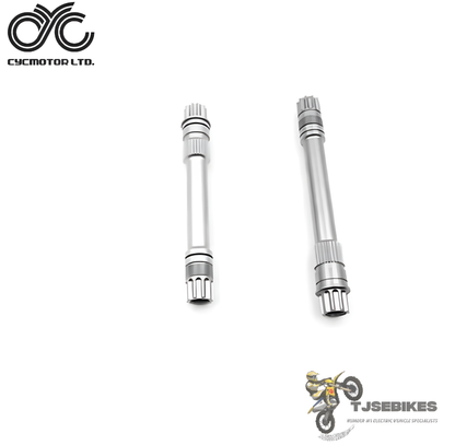 CYC Gen 3/4 ISIS Spindle for X1 Pro Mid-Drive E-Bike Cranksets (Heavy-Duty Steel)