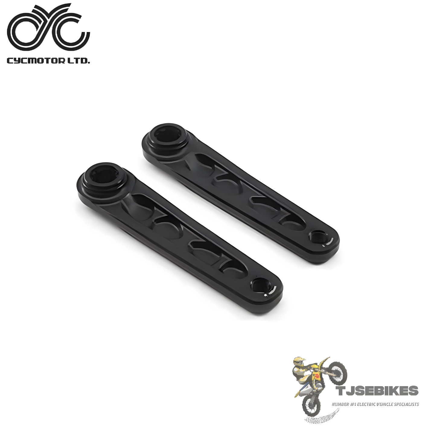CYC Gen 3 Mid-Drive ISIS Cranks – Heavy-Duty 5° Offset Arm Set