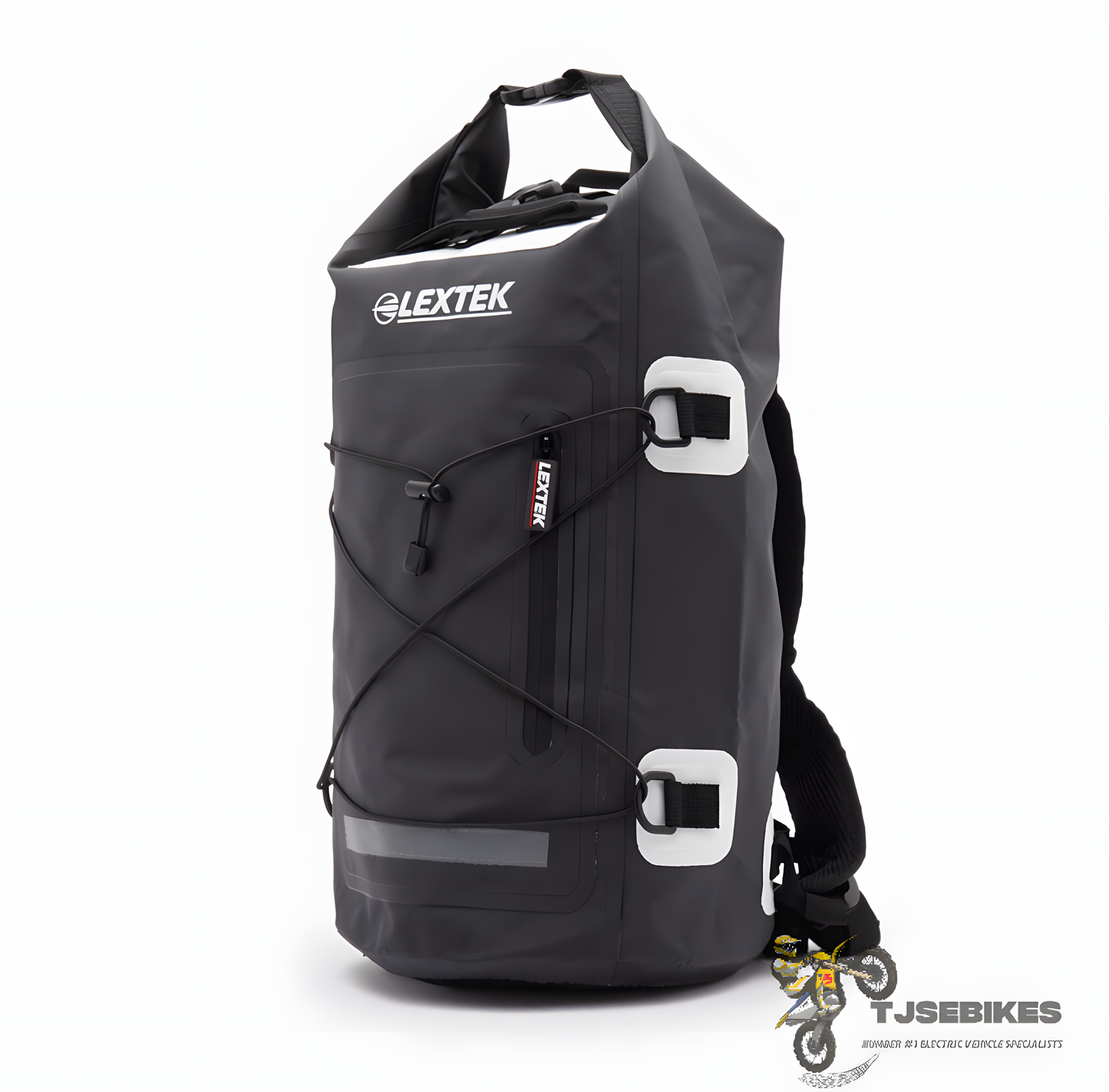 Lextek Waterproof Dry Bag Backpack 30Litre Black