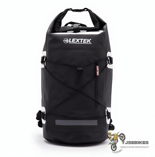 Lextek Waterproof Dry Bag Backpack 30Litre Black