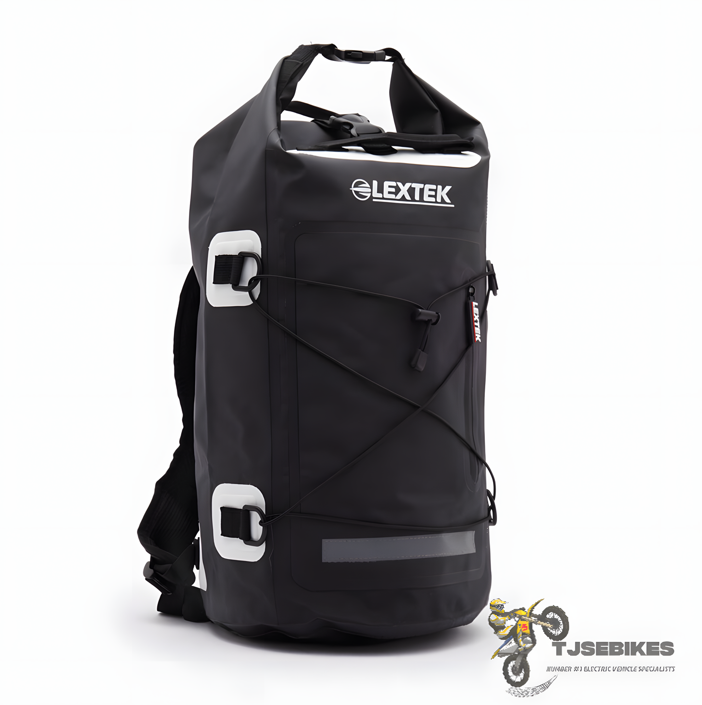 Lextek Waterproof Dry Bag Backpack 30Litre Black