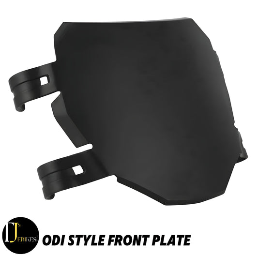 ODI DH Style Number Plate - Black, Bike Bmx MTB Downhill Surron Talaria