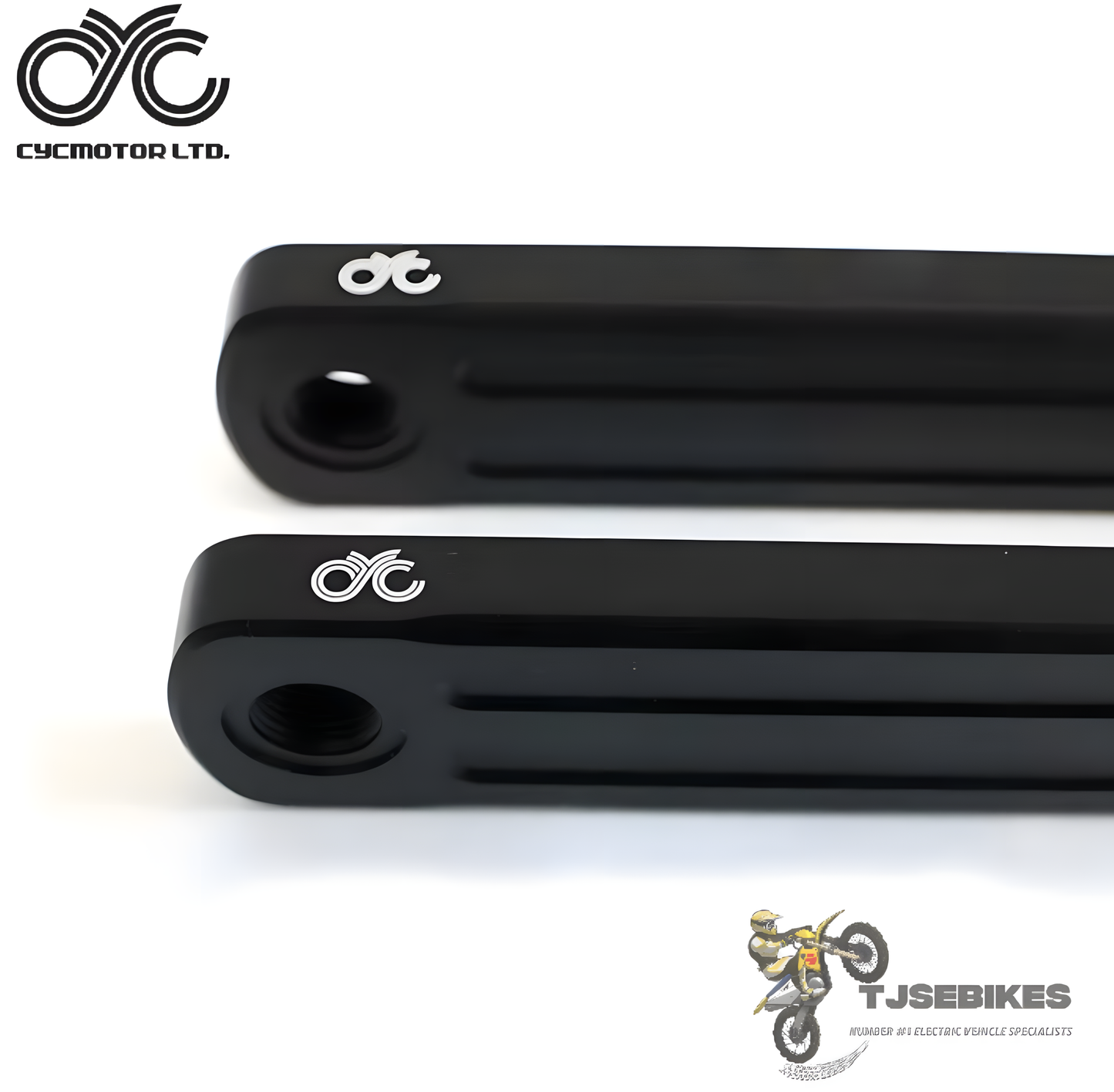 CYC E-Bike Mid-Drive Square Taper Crank Arm Set – CNC Aluminum (165mm / 170mm)