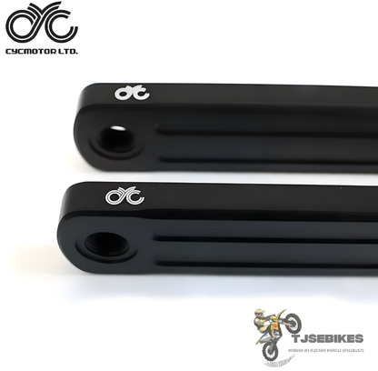 CYC E-Bike Mid-Drive Square Taper Crank Arm Set – CNC Aluminum (165mm / 170mm)