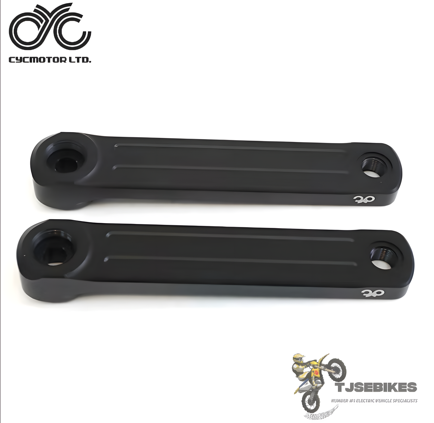 CYC E-Bike Mid-Drive Square Taper Crank Arm Set – CNC Aluminum (165mm / 170mm)