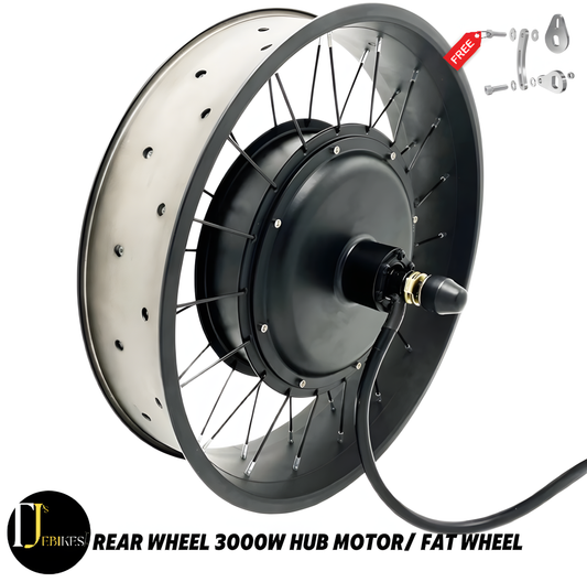 3000W EBIKE HUB Motor wheel 175/190mm Dropout Fat Rear Wheel 20'' 24'' 26''x4.0 Rim (only motor)