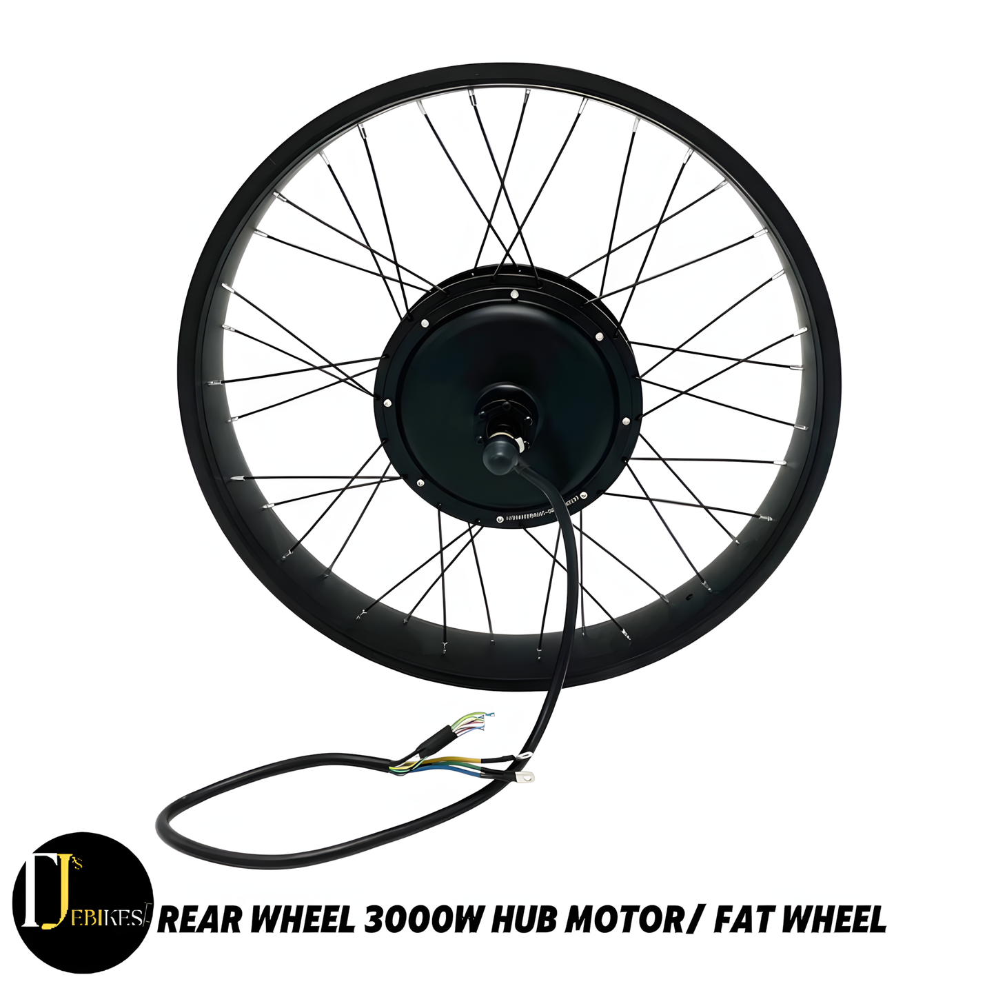 3000W EBIKE HUB Motor wheel 175/190mm Dropout Fat Rear Wheel 20'' 24'' 26''x4.0 Rim (only motor)
