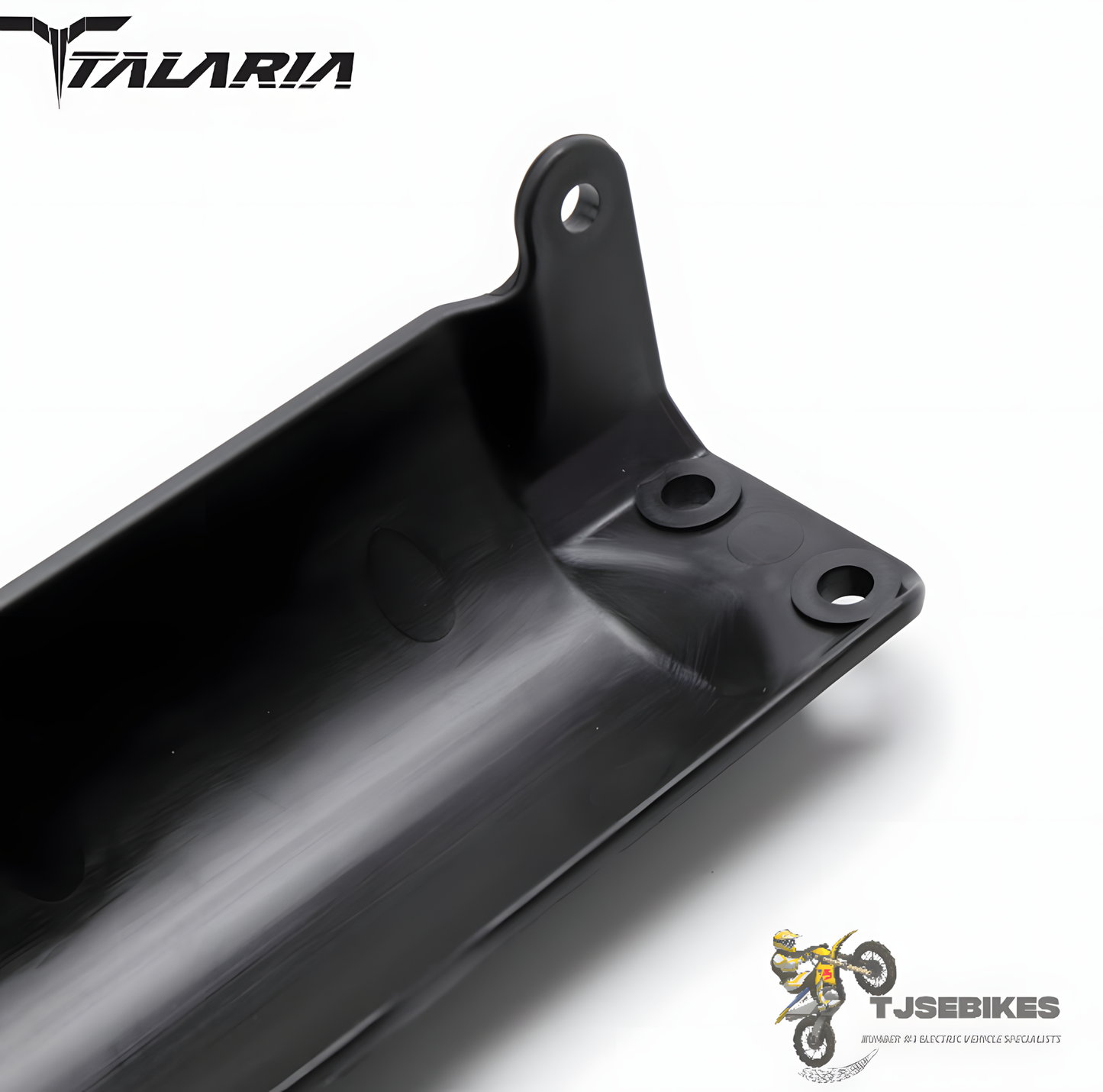 Talaria Blank Fork Protector Pair Black Street Motorcycle Screw-on Painted FRONT
