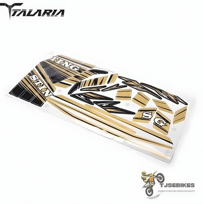 Motorcycle Talaria OEM Graphics Kit Gold (STCKR231) BNIB STICKERS STICKER DECAL