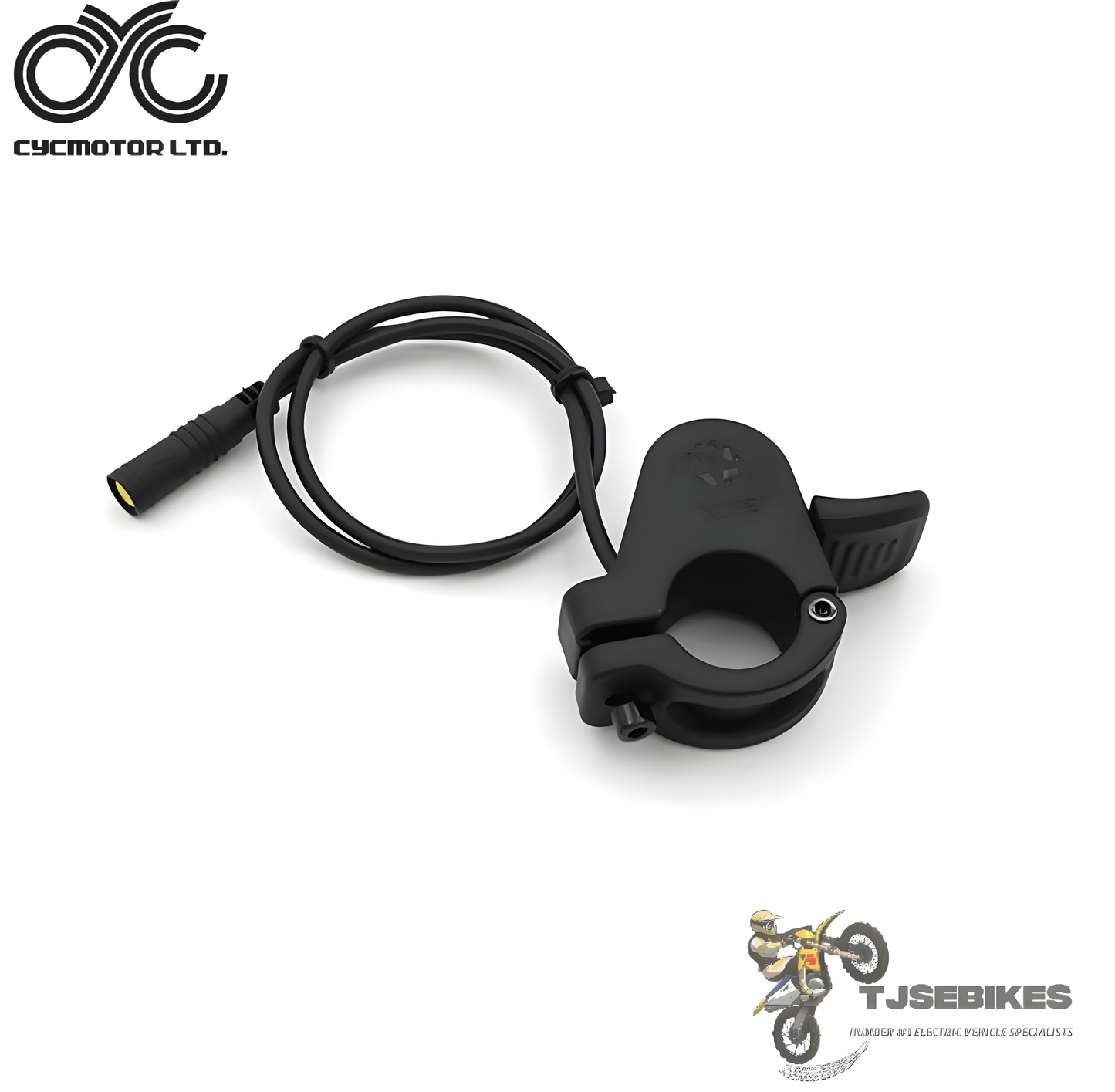 CYC eBike Thumb Throttle for Mid-Drive Ebike kit – 3-Pin Female Julet Connector