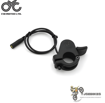 CYC eBike Thumb Throttle for Mid-Drive Ebike kit – 3-Pin Female Julet Connector