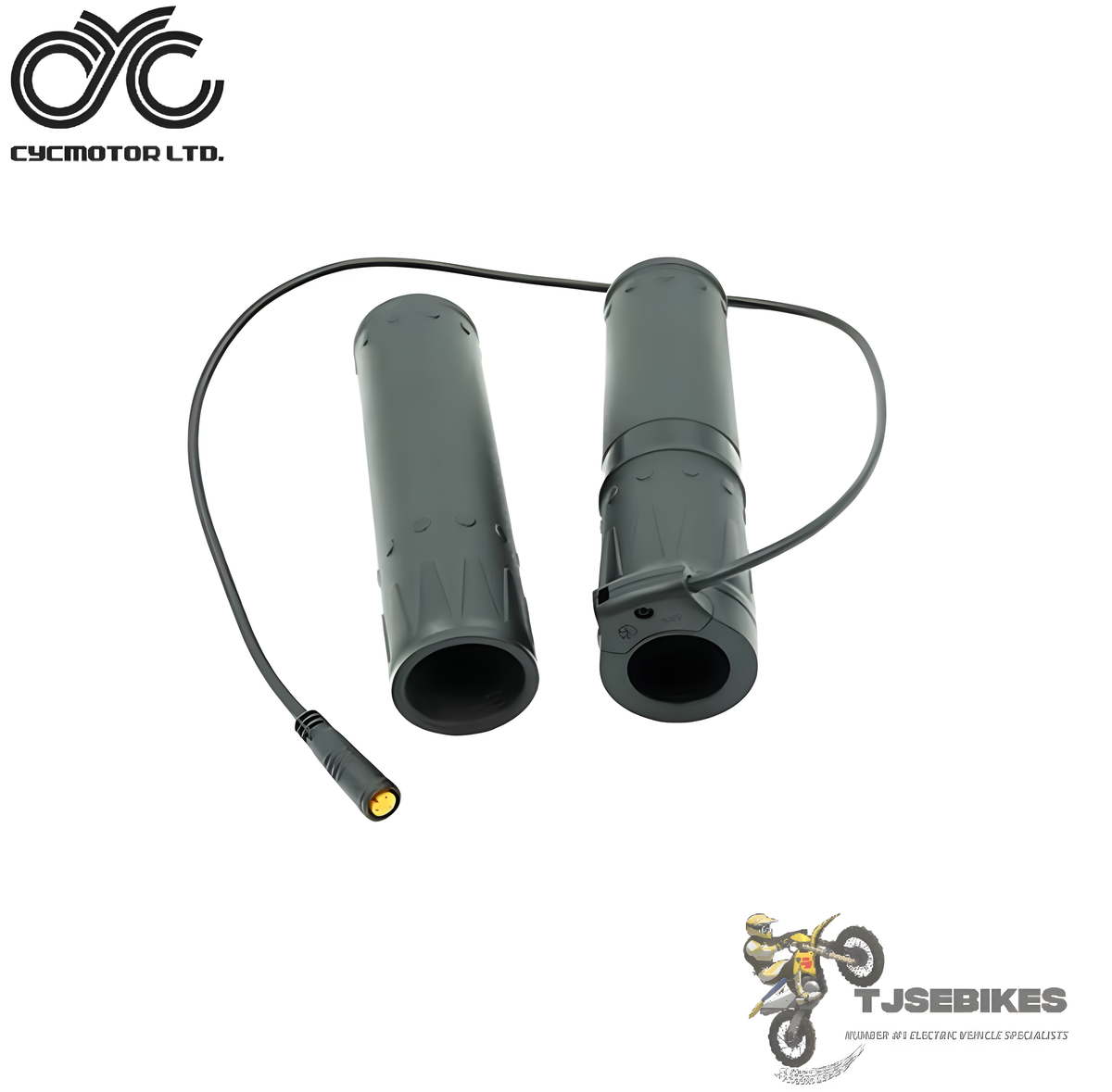 CYC Half Twist Throttle – 3-Pin Julet Female Connector for CYC Mid-Drive eBike Motor Kits