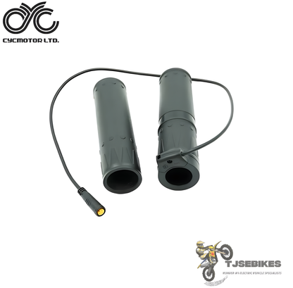 CYC Half Twist Throttle – 3-Pin Julet Female Connector for CYC Mid-Drive eBike Motor Kits