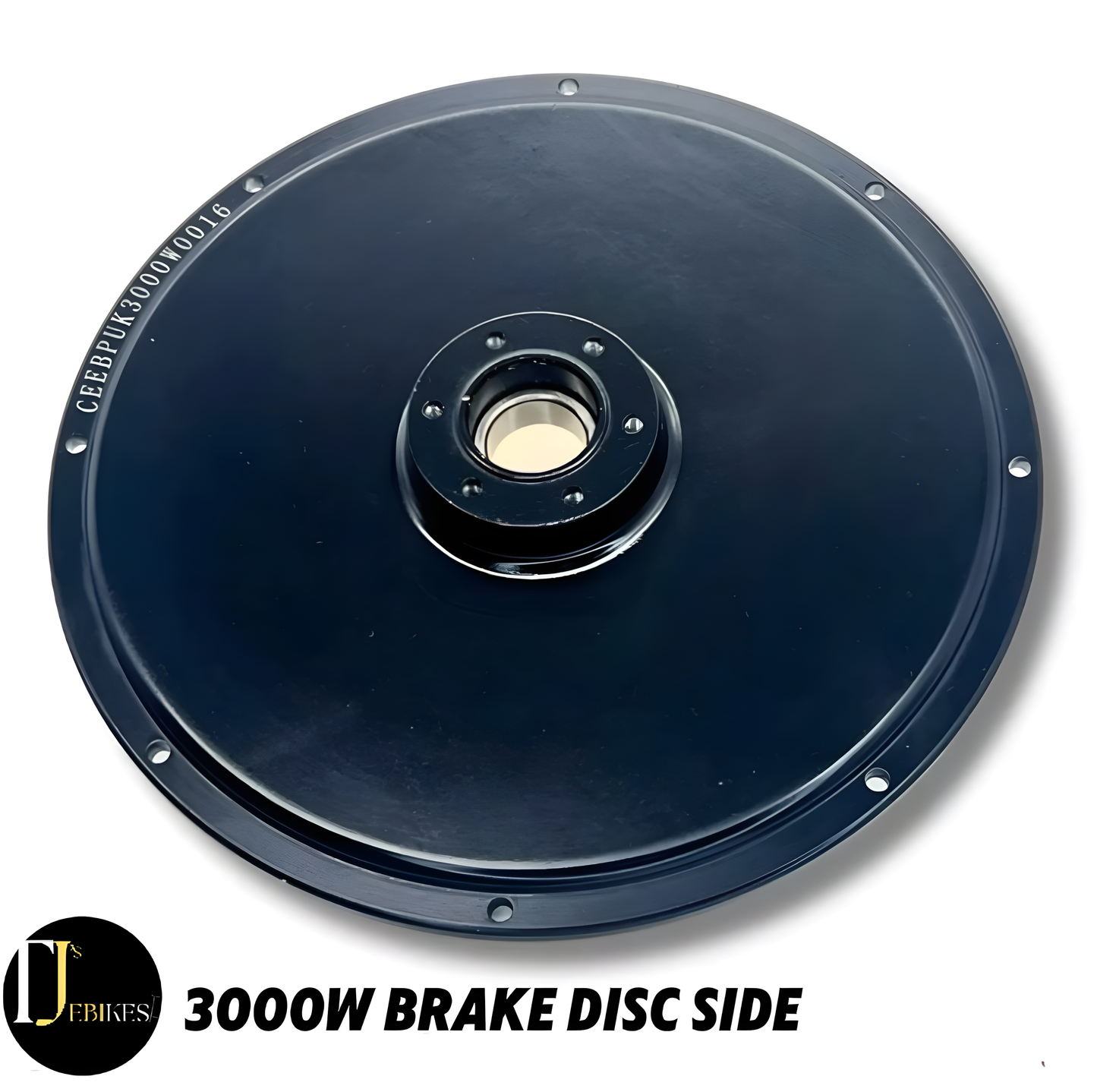3000W Ebike Motor Side Cover Plate Freewheel & Brake Side 17mm & 22mm Bearing Black